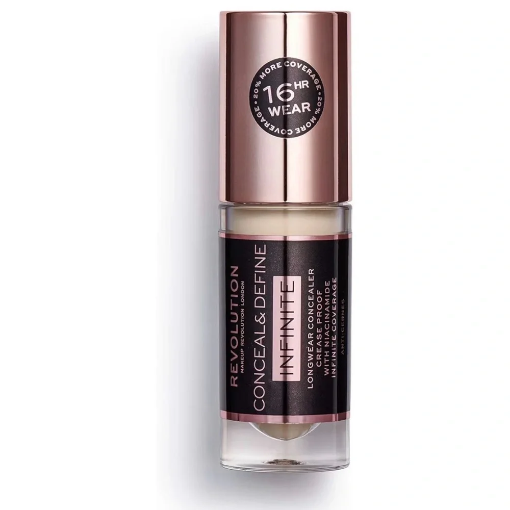 C3 - Makeup Revolution Conceal & Define Infinite Longwear Concealer - Shade C3